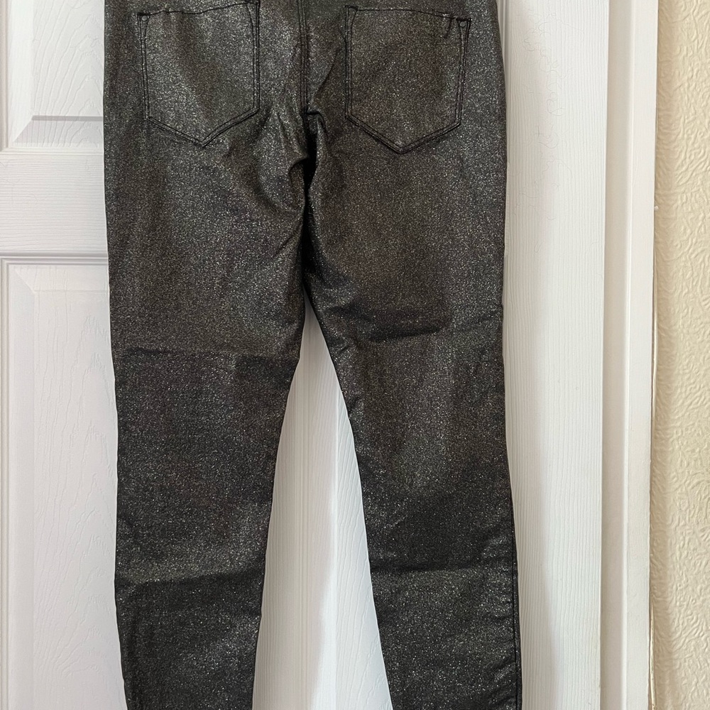 Pair of Dorothy Perkins Glittery Trousers ideal Rockstar look size 10 - Picture 5 of 11